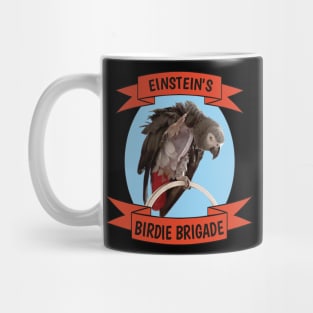 Birdie Brigade African Grey Parrot - Bare Chest Mug